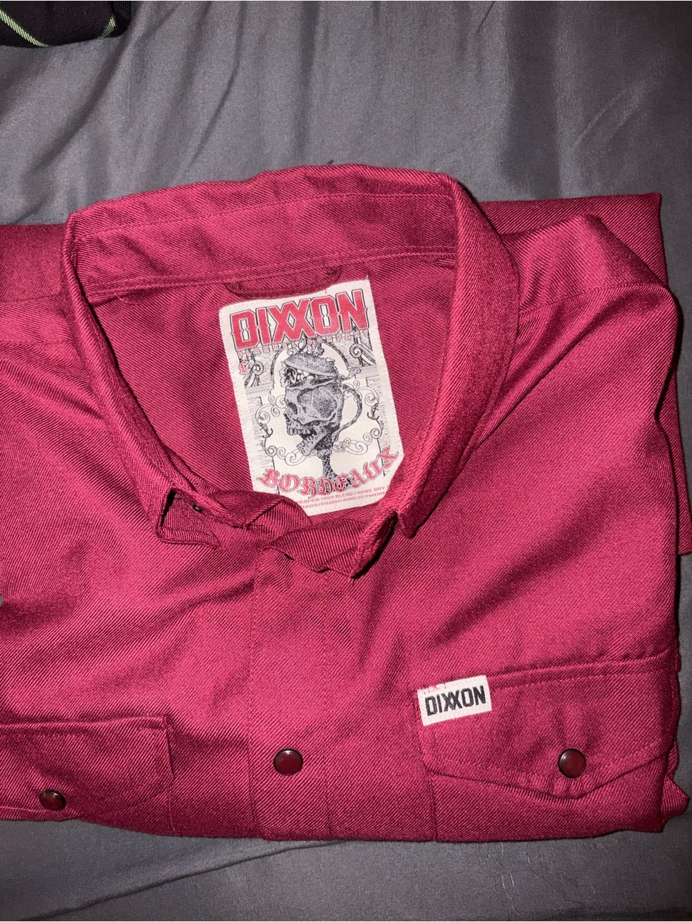 Dixxon The Bordeaux Men's Maroon Work Shirt